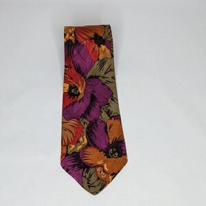 Valentino Pietro Tie Pure Silk Floral Print